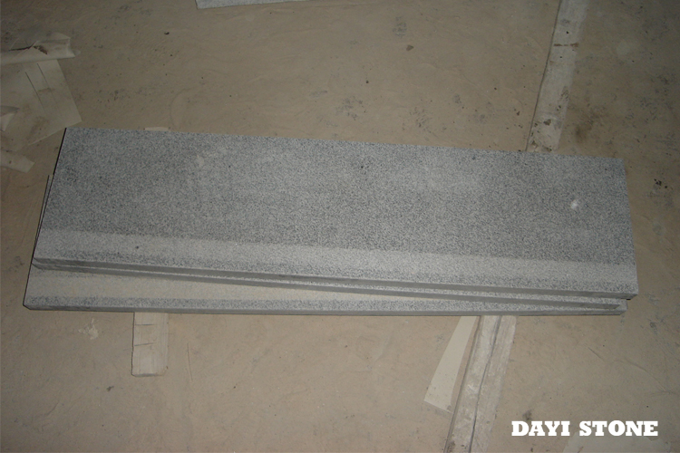 Dark Grey Granite G654 Stone Steps Top And Front Edge Honed Whit